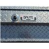 Image 3 : Aluminum truck tool box- 16" by 70"- has key does not turn