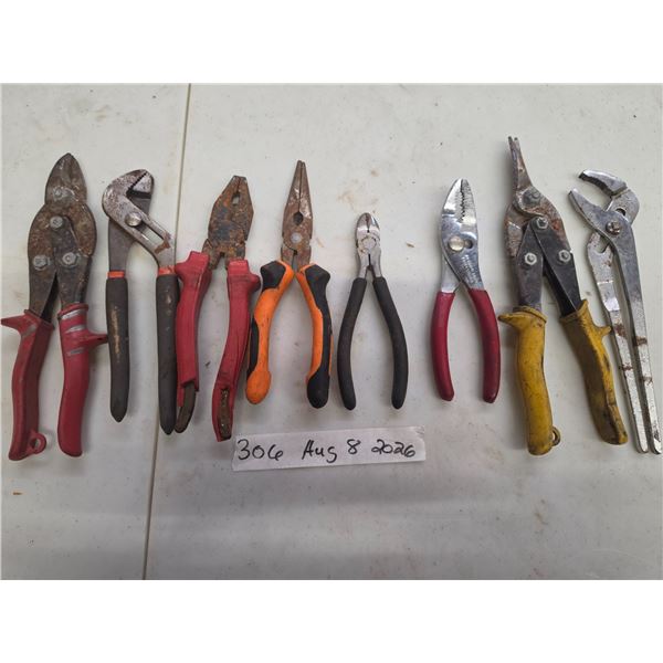 Assorted pliers and cutters