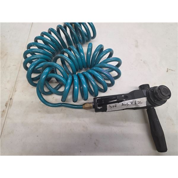 Right angle pneumatic die grinder