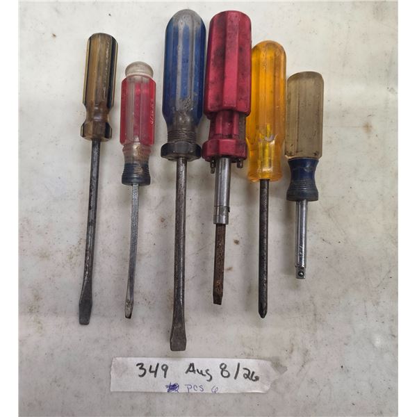 various screw drivers