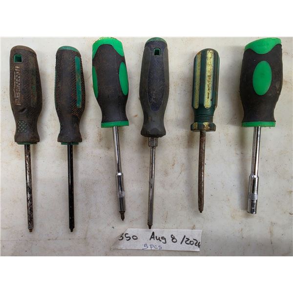 various screw drivers