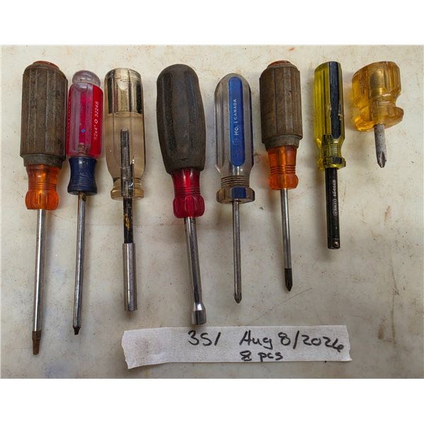 various screw drivers