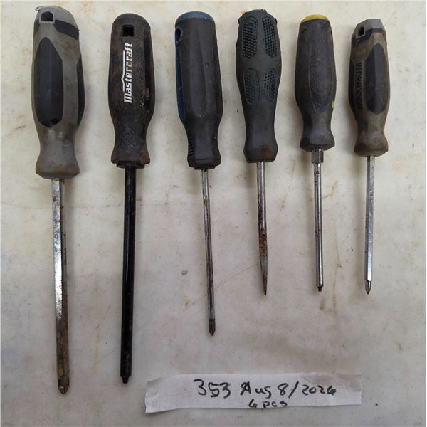 various screw drivers