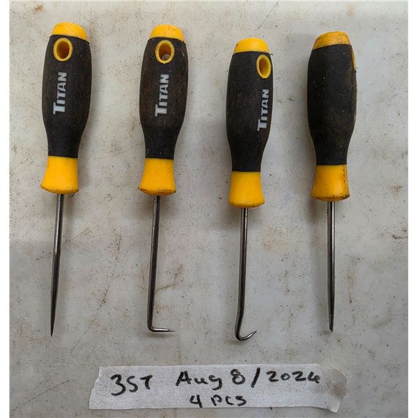 4 pick and hook tools