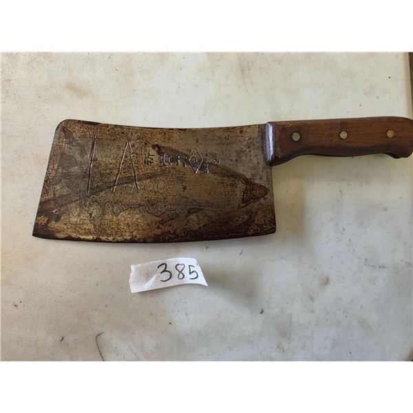 Vintage meat cleaver