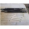 Image 1 : camping tent poles and stakes