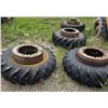 Image 15 : 2470 case tractor- runs and drives, extra tires with it