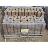 Image 1 : Pallet of hex shaped bricks- approx 102 pieces- 8" by 8"