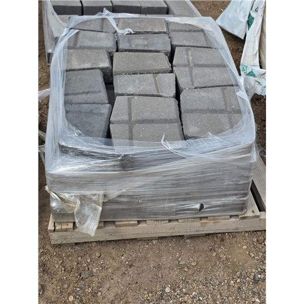 Pallet of stone blocks- approx 72 pieces- 11" by 8" slanted