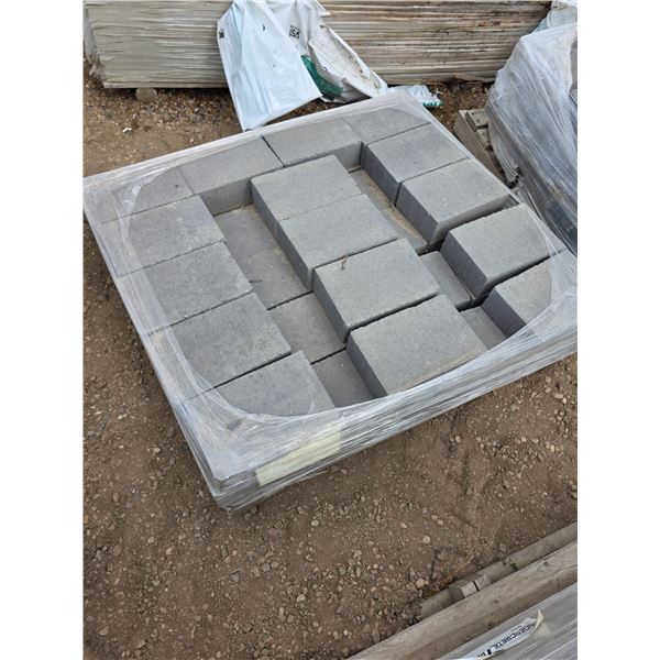 Pallet of bricks- approx 56 pieces- 12" by 8"