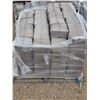 Image 1 : Pallet of garden bricks- approx 131 pieces- 8" by 7" slanted