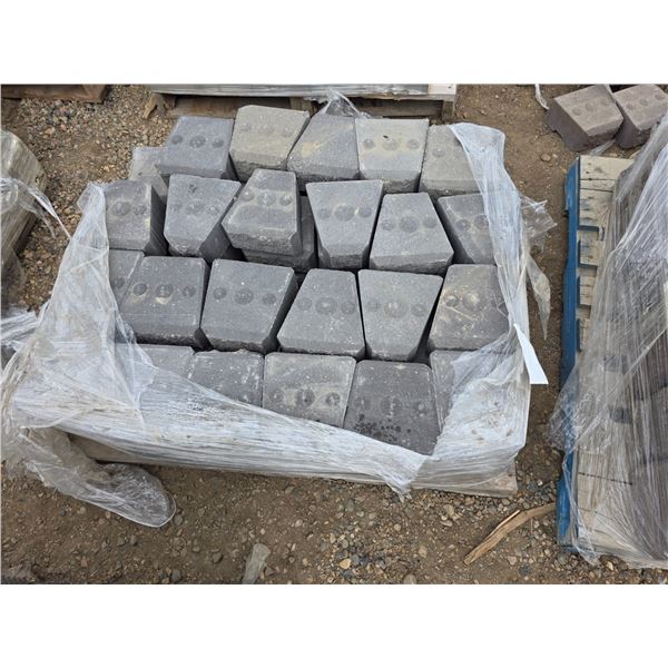 Pallet of garden bricks- approx 68 pieces- 8" by 7.5 "