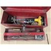 Image 2 : Metal toolbox with assorted tools