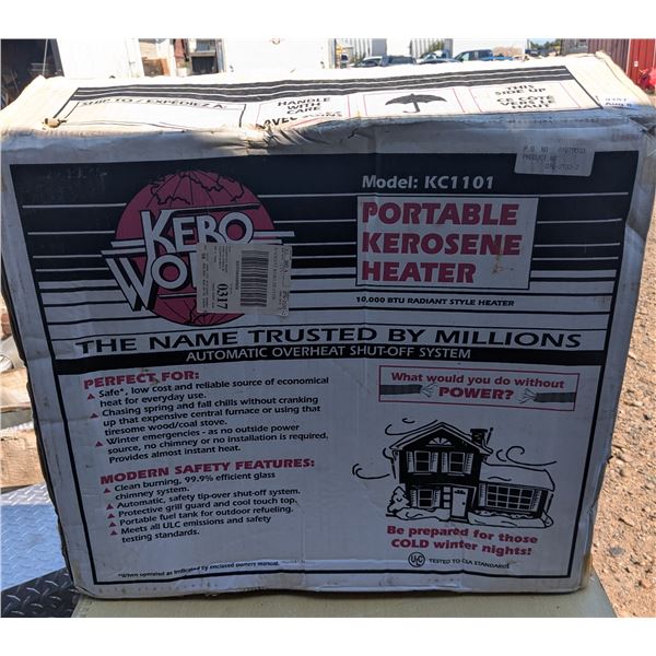 Kerosene heater, New in box