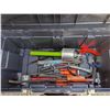 Image 2 : Plastic tool box(32.5x15.75x13.75") with assorted tools