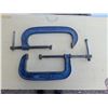 Image 1 : 2 large c-clamps, 12" Record and 10" Whale