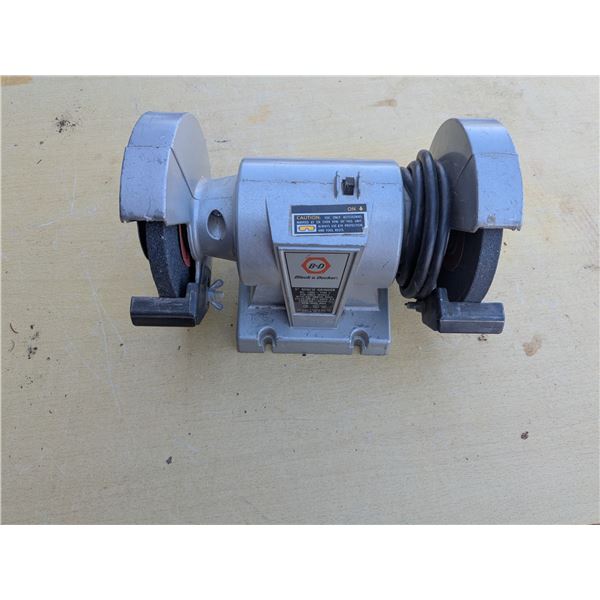 5" Black and Decker bench grinder
