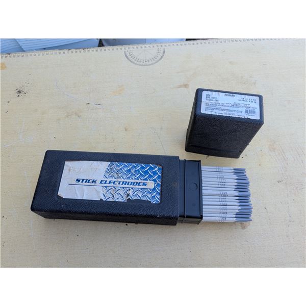 Full pack welding rods in case