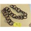 Image 1 : Hand forged 1/2" chain, 56"