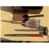 Image 2 : Wood toolbox with tools