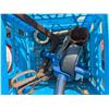 Image 2 : Milk crate of miscelaneous tools, includes handcrank grinder/sharpener