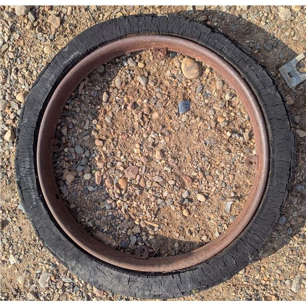 Ford Model T tire and rim