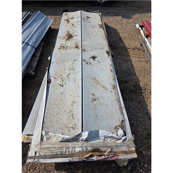 Pallet of assorted facia- approx 42 pieces- 9.5ft by 35"W on most pieces