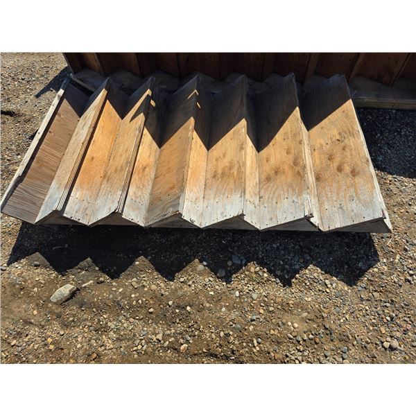 Wooden stairs- 6 steps-  43"W