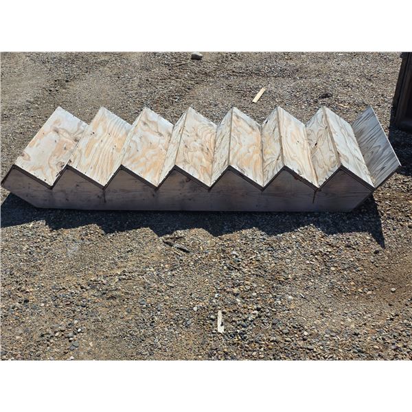 Wooden stairs- 7 steps- 36"W