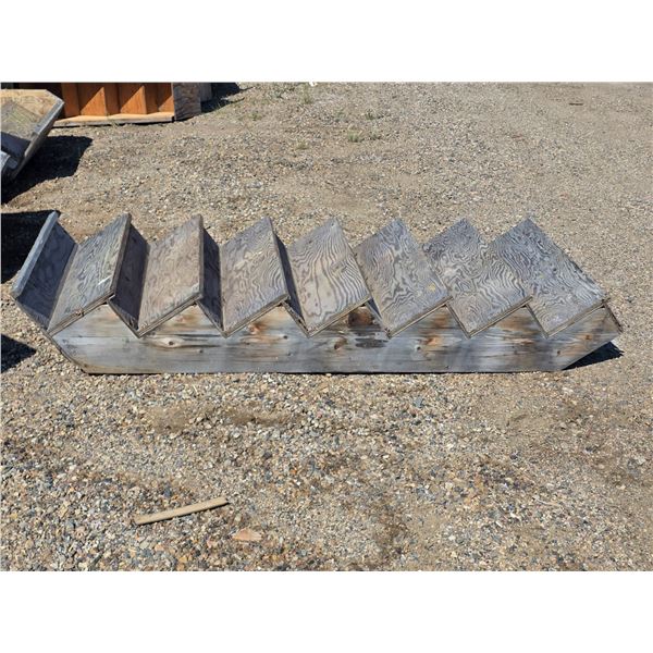 Wooden stairs- 7 steps- 37"W