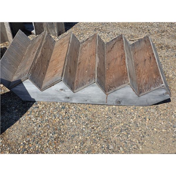 Wooden stairs- 5 steps- 38"W