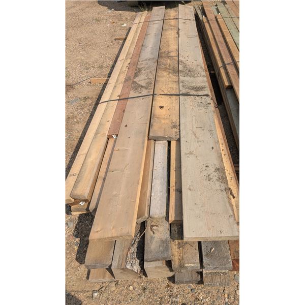 Mixed lumber, 10'-16', 2x4-2x10 with 4x6 and 6x6