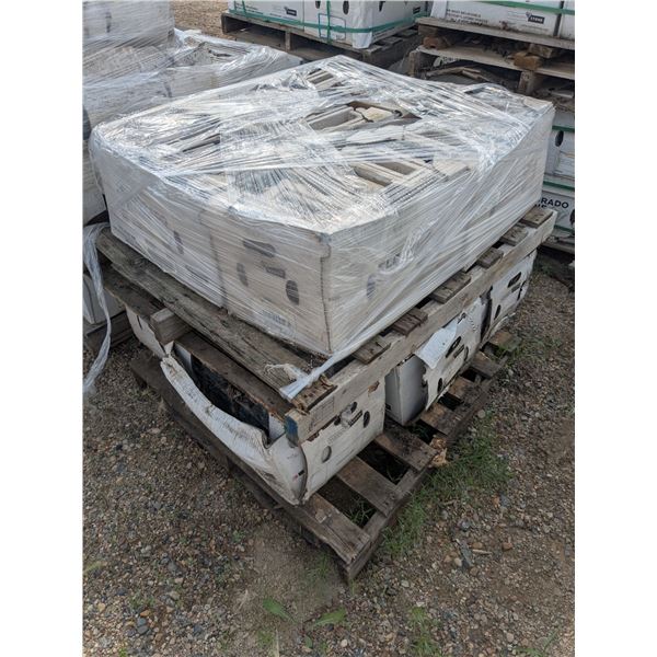 2 partial pallets of stacked stone siding