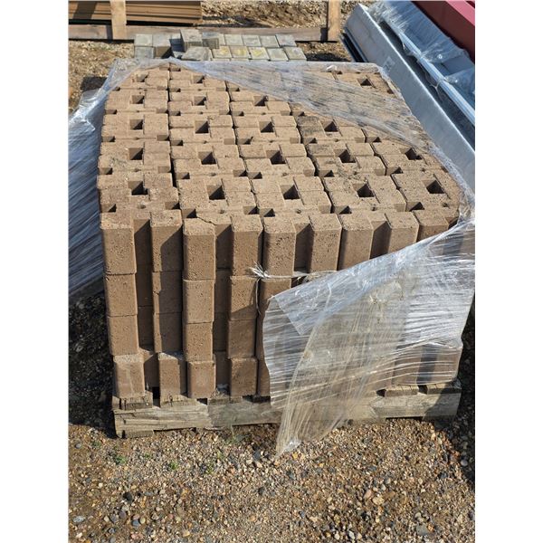 Pallet of hex shaped bricks- 8" by 8"- approx 120 pieces