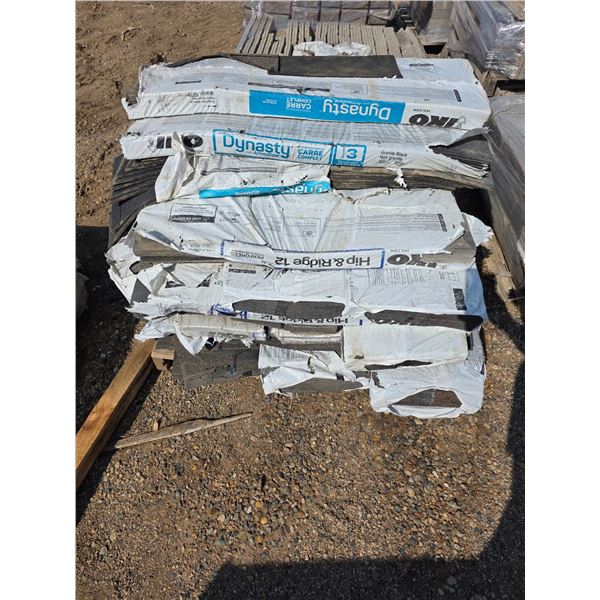 Pallet of shingles- approx 27 boxes some are loose