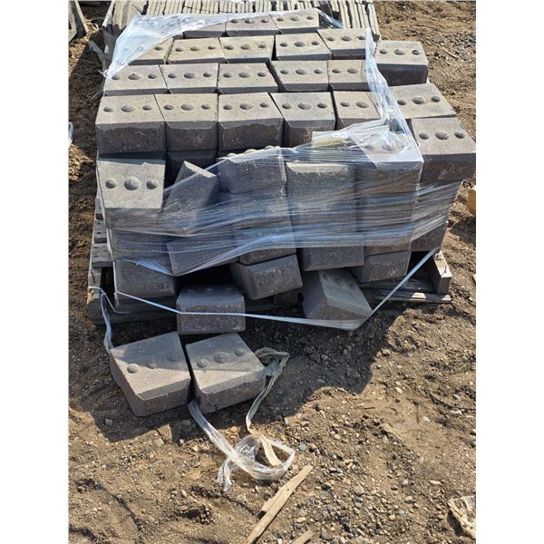 Pallet of stone blocks- 8" by 7" slanted- approx 112 pieces