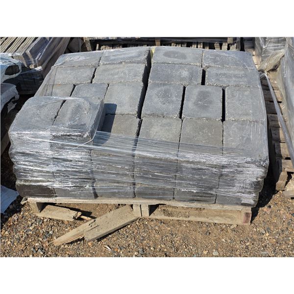Pallet of patio bricks- 12" by 8"- approx 62 pieces
