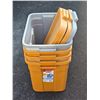 Image 2 : (4) 68L Rubbermaid Totes