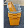 Image 3 : (4) 68L Rubbermaid Totes