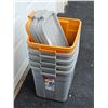 Image 2 : (5) 68L Rubbermaid Totes