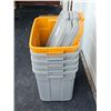 Image 3 : (5) 68L Rubbermaid Totes