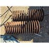 Image 10 : Hart carter grain cleaners with stand and 1 electric motor- works- 2 spare cleaning disc's