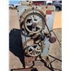 Image 11 : Hart carter grain cleaners with stand and 1 electric motor- works- 2 spare cleaning disc's
