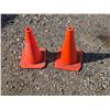 Image 1 : 2 traffic cones