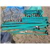 Image 3 : Pallet racking- 4 uprights 42" by 58.5"H- approx 12 cross beams- approx 10 shelves