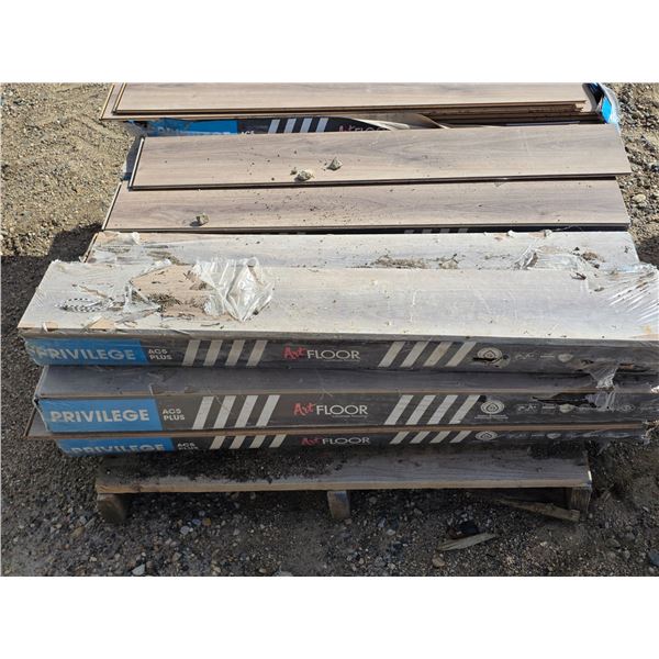 Pallet of art floor - laminate flooring- approx 12 boxes- 253 approx sq ft