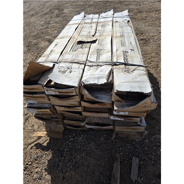 Pallet of arm strong hardwood flooring- solid hickory- 3-1/4"W by 3/4"thickness-36 boxes- approx 792