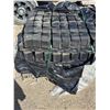 Image 1 : Pallet of rubber 4' stack wall -approx  54 pieces