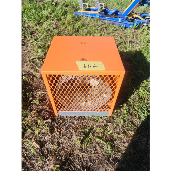 220V construction heater - working