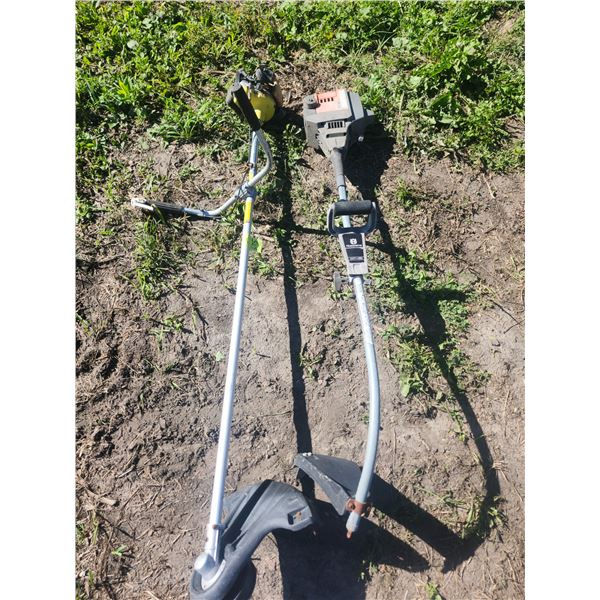 2 whipper snippers - John Deere, Husqvarna - for parts or repair